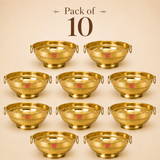 Urli Bowl Brass, Brass Decorative Bowl (Dia 5 Inches)