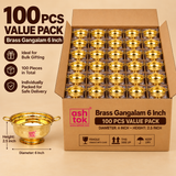 100 pieces Brass Gangalam 6 inch value pack packed for bulk gifting and delivery
