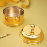Buy Brass Kansa Tiffin with Spoon Online - RK India Store View