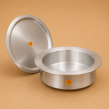 Commercial heavy-duty biryani handi with lid, perfect for restaurants, hotels and catering kitchen operations