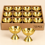 Brass Diya for pooja, Diwali diya Traditional Oil Lamp Diya, Dia - 4 Inches