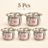 German Silver handi, Silver Sweet Bowl, Silver Tie Handi, Return Gift Item (Dia 3 Inches)