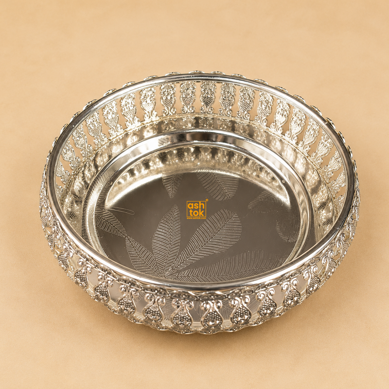 german-silver-decorative-serving-tray-round-cutwork-platter