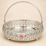 German Silver Flower Butti, Phool Butti, Puja Butti, Decorative Butti