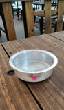 Hyderabadi biryani pot with flat base and lid, designed for traditional dum biryani cooking and serving.