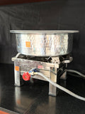 Large capacity biryani handi with flat bottom and lid, suitable for catering events and banquet kitchens, home use