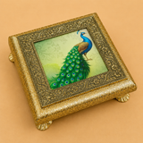 Meenakari Design Chowki Peacock 6