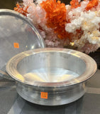 Professional heavy-duty biryani handi with lid, designed for hotels, restaurants and catering businesses.