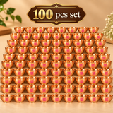 Bulk display of 100 pure copper hammered bowls arranged in multiple rows, suitable for wholesale orders, weddings, return gifts, catering requirements and large quantity festive gifting.