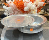 Restaurant biryani handi with cover, heavy gauge construction for dum cooking and commercial food preparation.