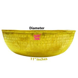 Brass fruit bowl and cake mixing set, versatile kitchenware and premium marriage gift item.