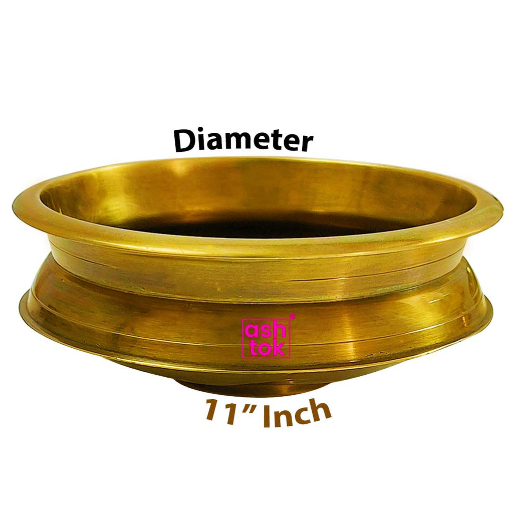 Premium brass decorative urli bowl designed for potpourri, flower arrangements, floating candles, and traditional home decor.