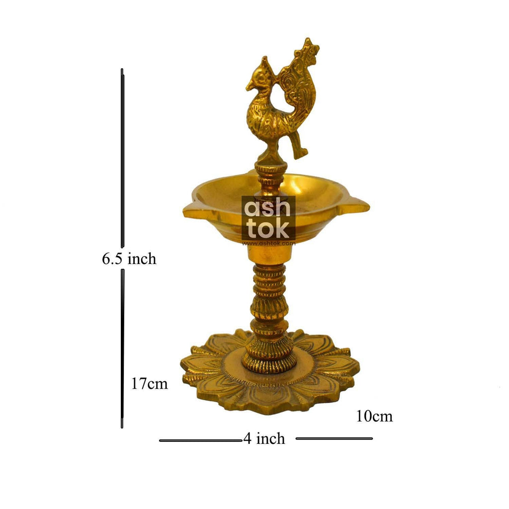 Brass Diya, Traditional design brass diya, Oil Lamp Diya, Gift Item