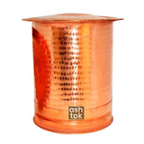 Copper Water Tank, Buy Hammered Design Copper Water Tank