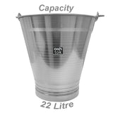 Stainless Steel Bucket For Bathroom and Kitchen to Store water