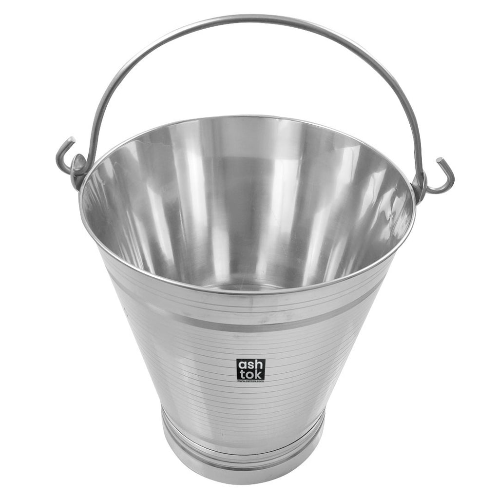 Stainless Steel Bucket For Bathroom and Kitchen to Store water