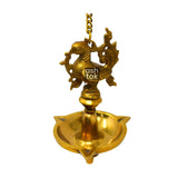 Brass Peacock Diya hanging, Deepam with traditional antique design, Diya for home decoration, Gift Item