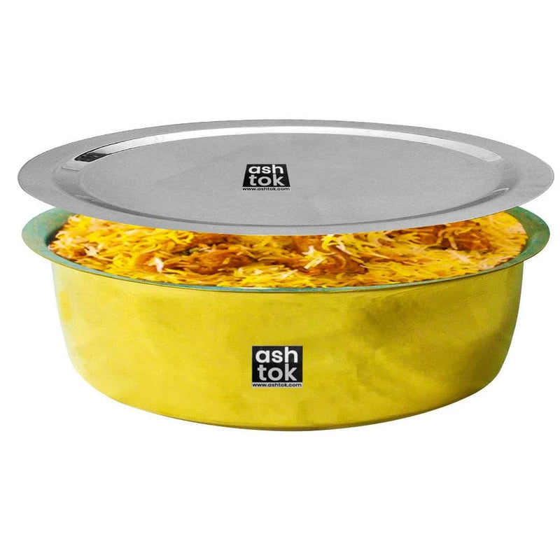 Biryani Cooking Pot Handi / Degchi W/ Lid for Catering/Restaurant (3 S –  Sangu Enterprises LTD.