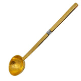 Brass Ladle, Cooking and Serving Spoon, Length 12 Inches, Width 3 Inches, Height 1.5 Inches, Colour Golden, Pack of 1