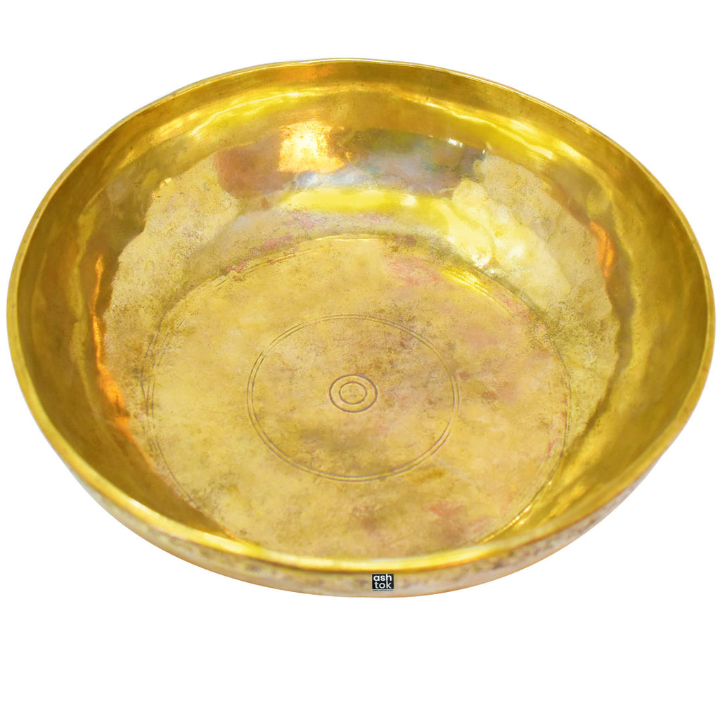 Bronze Kansa Round Shape Bowl, Serving Bowl