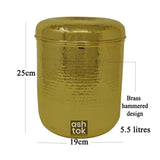 Brass Kitchen Storage Box, Kitchen Organiser Box, Kitchen essentials storage container