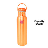 Copper Bottle, Water Bottle with Utility Handle for Perfect Grip