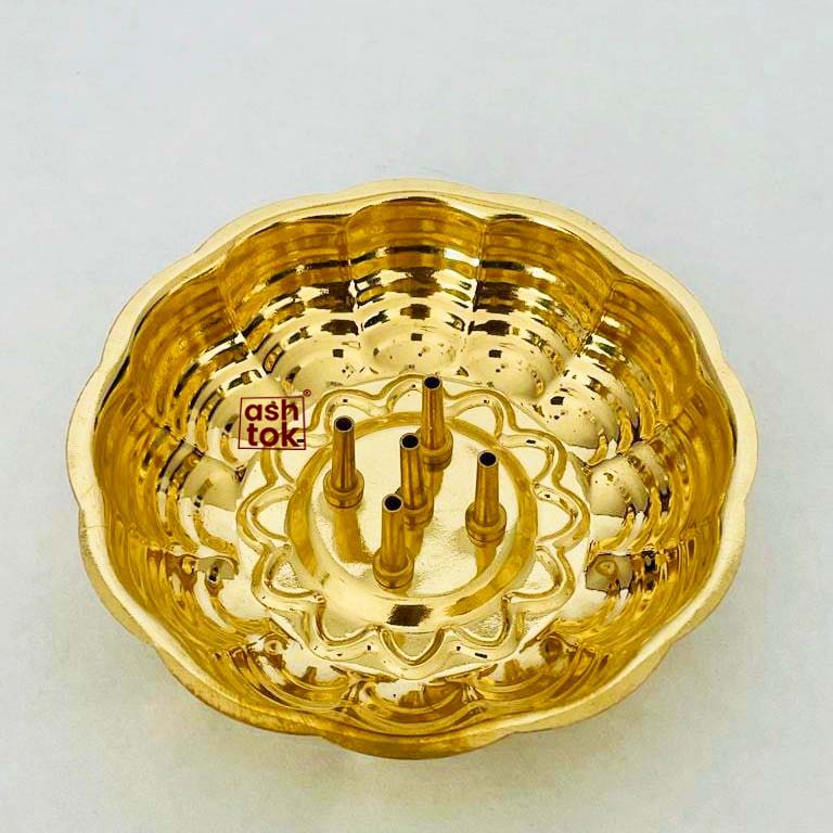 Brass Agarbatti Bowl
