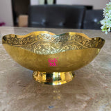 Brass Turkish Bowl, Handcrafted decorative brass bowl, gift item