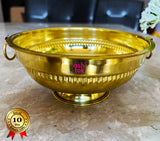 Shop Now for Brass Gangalam with Handle, Brass Pooja Items,  Desert Bowl (Dia 5.5 Inches)