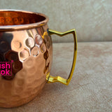 Pure copper Hammered Mug (Pack of 5)