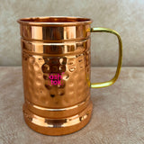 Copper beer mug Hammered design, Fresh Fruit Juice, Moscow Mule
