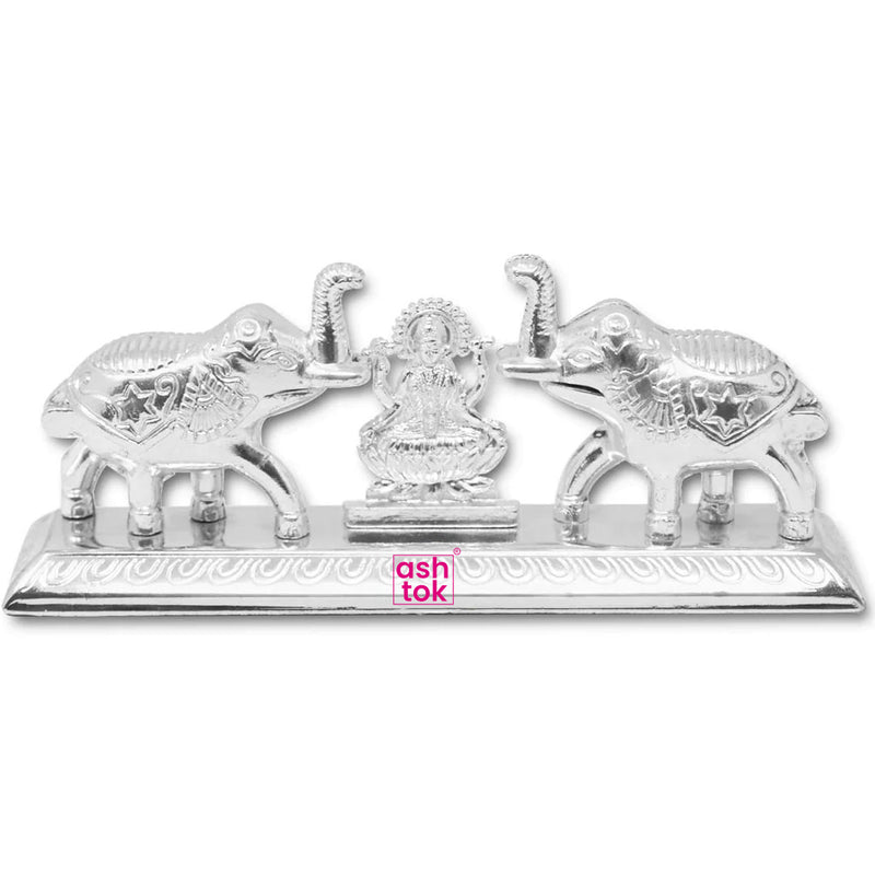 Vakratunda Ganesha in Pure 925 Silver Idol for Divine Gift
