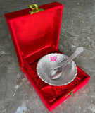 Gift Bowl German Silver Bowl with Spoon, Gift Item