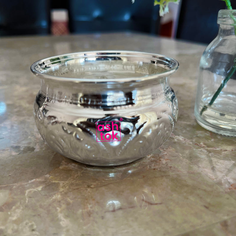 Pure Silver Bowl Gift – 4 Inch Size - BELIRAMS SILVER GIFTS