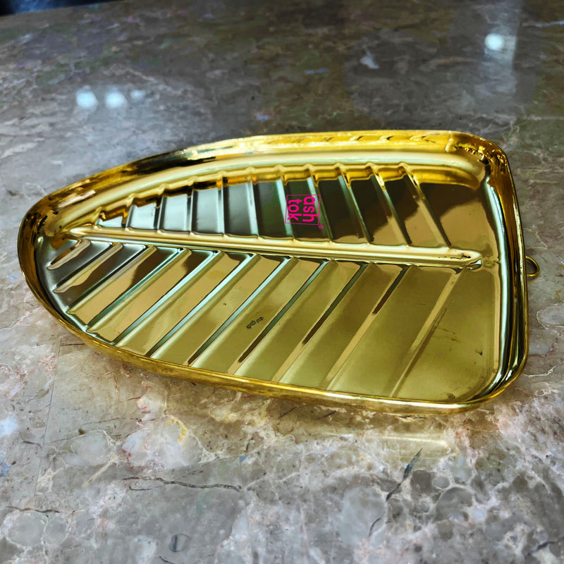 Brass Leaf Plate