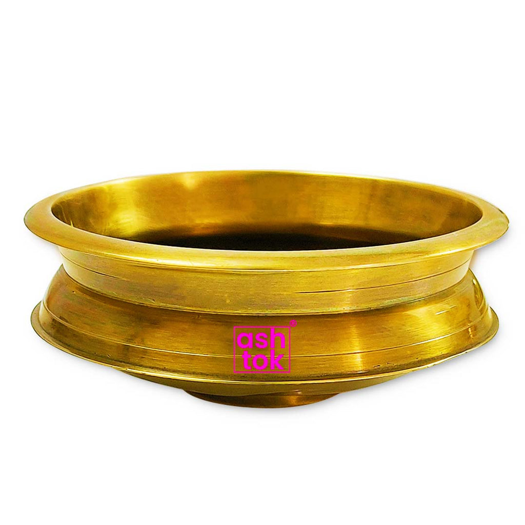Handcrafted brass urli bowl for potpourri, floating flowers, and festive decorations in living rooms and entryways.