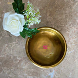 Handmade brass decorative urli bowl ideal for flowers, floating candles, potpourri, and traditional Indian home decor.