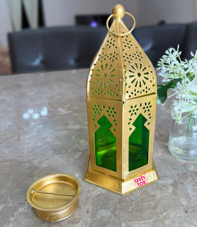 Gift Item, Candle Holder lamp, lalten, lantern, hanging lamp, Aluminum