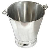 Stainless Steel Bucket Plain - ashtok