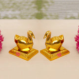 Sindoor Box Brass Single Duck Kumkum sindoor dabbi, Gift item (Set of 10)