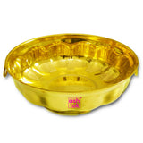 Indian brass bowl for home decor and gifting, suitable for weddings, pooja ceremonies and festive occasions