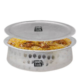 aluminium biryani handi Nutristar heavy gauge biryani handi for commercial cookware needs, ideal for authentic dum biryani cooking