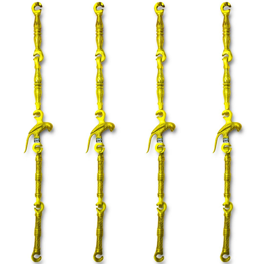 Brass Jhula Chain, Design - Parrot Chain, Buy Brass Chain Set Online,  Brass chain for swing 4 Chains 7 Feet each